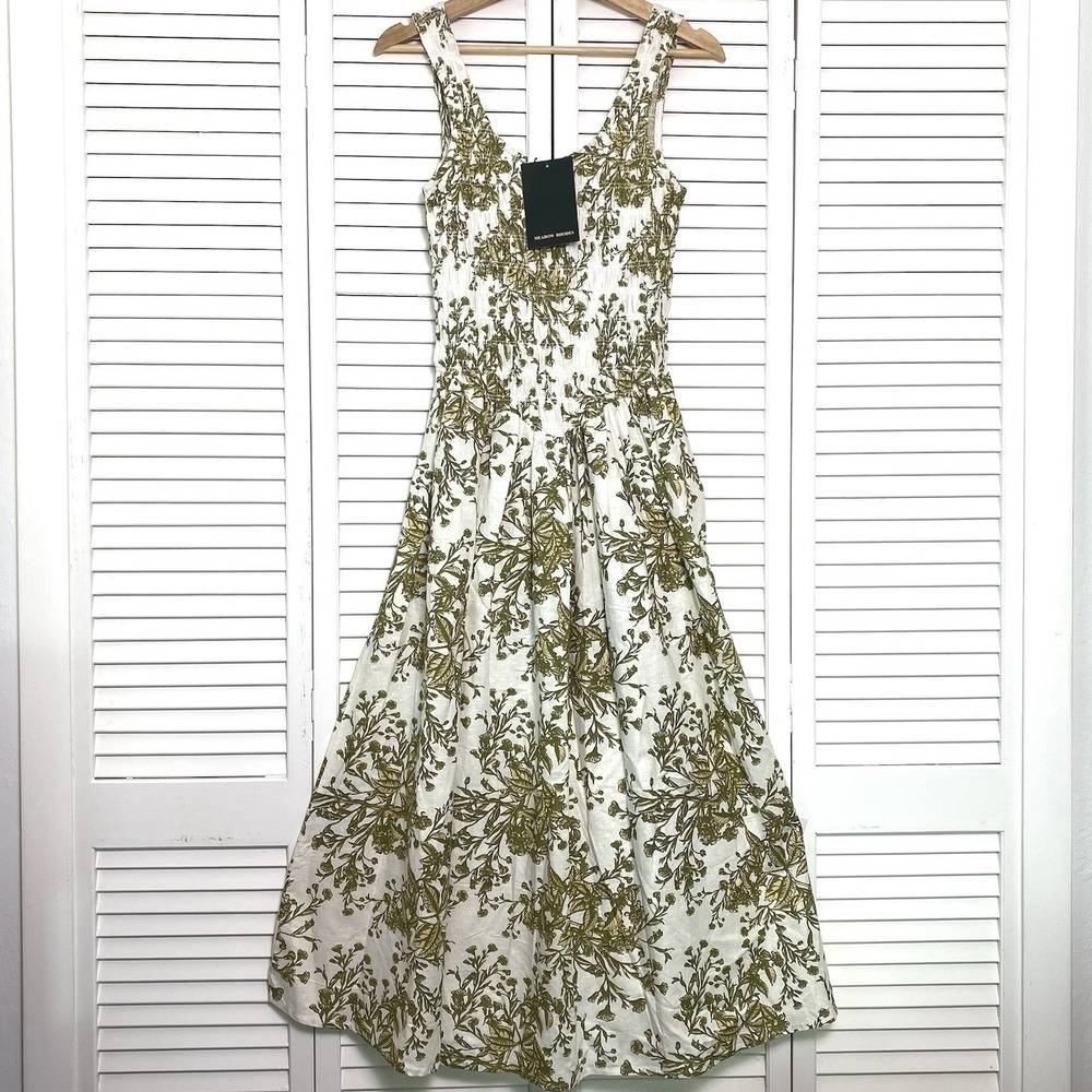 Anthropologie Meadow Rhodes Sz XL Maxi Dress Cottage Romantic Coquette Feminine - Picture 2 of 7